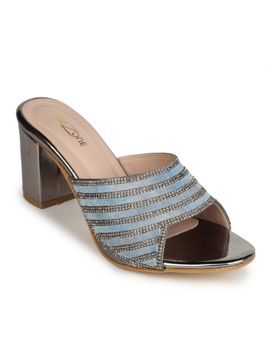 Shezone Grey Women Heels