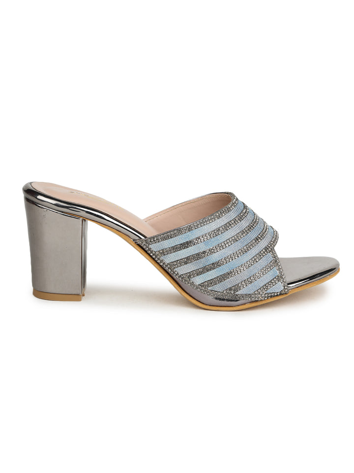 Shezone Grey Women Heels