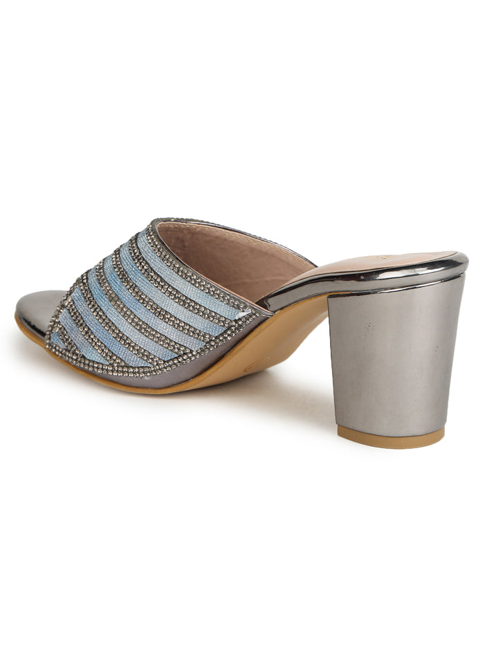Shezone Grey Women Heels