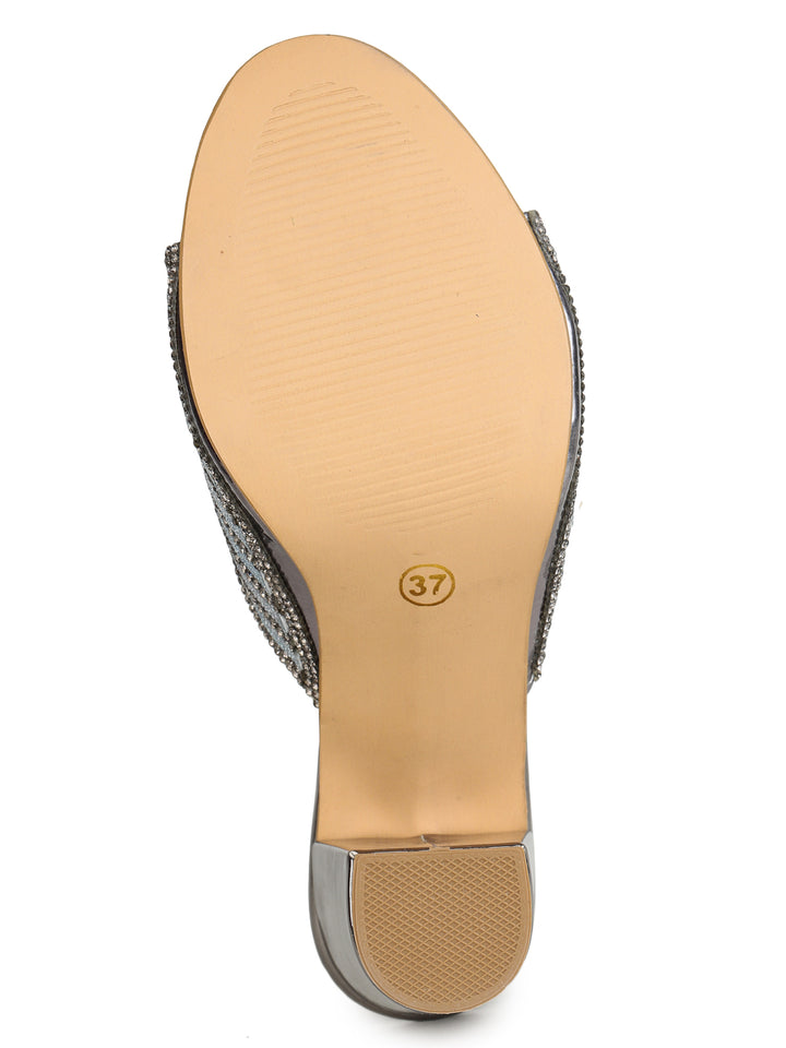 Shezone Grey Women Heels