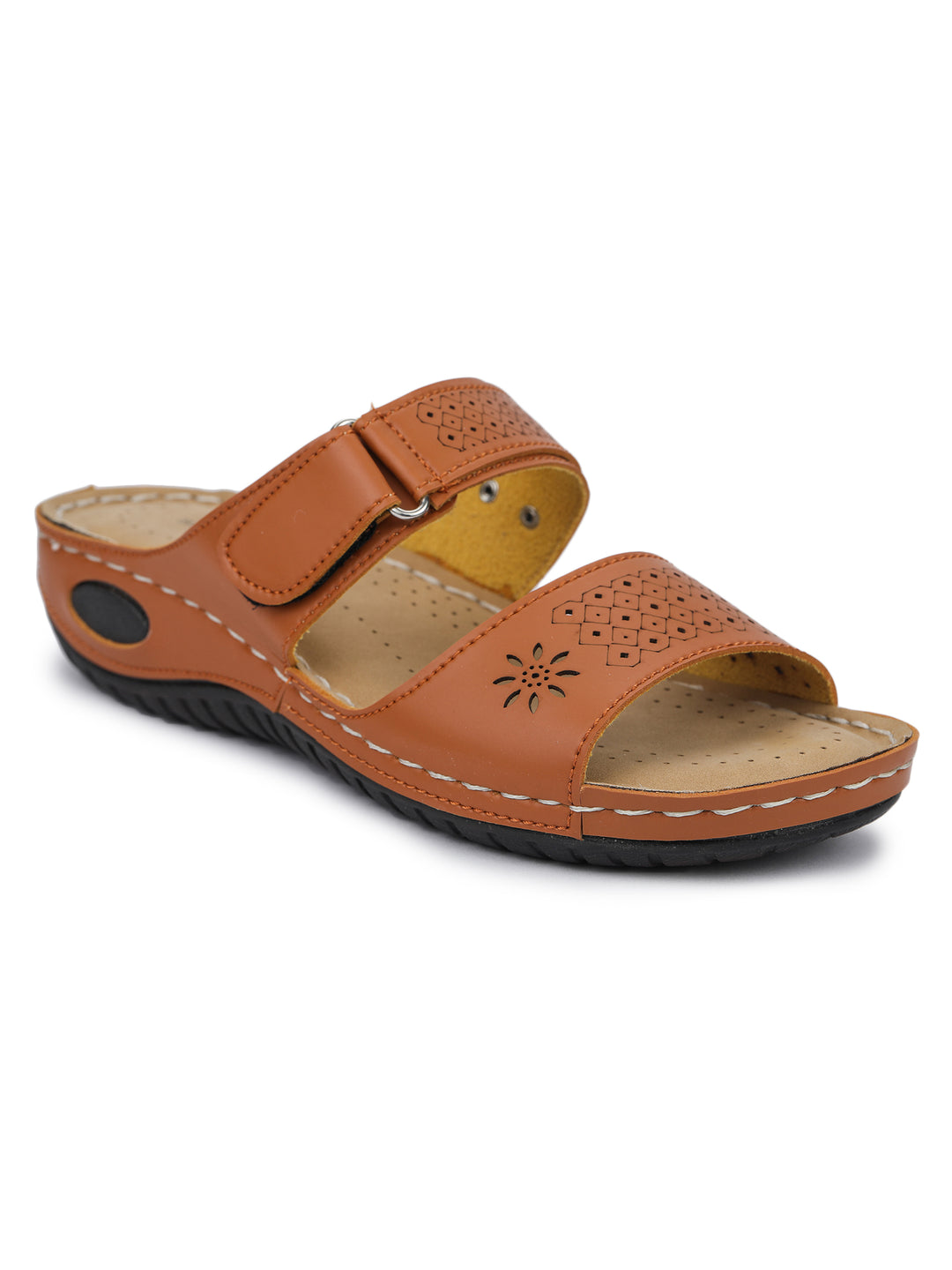 Shezone Tan Women Flats