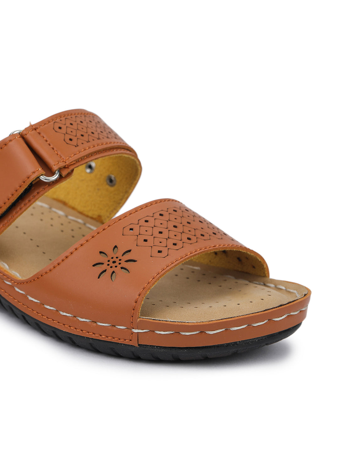Shezone Tan Women Flats