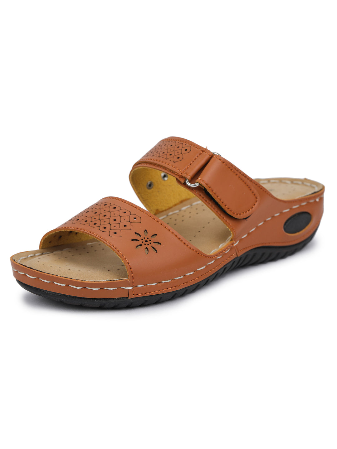 Shezone Tan Women Flats