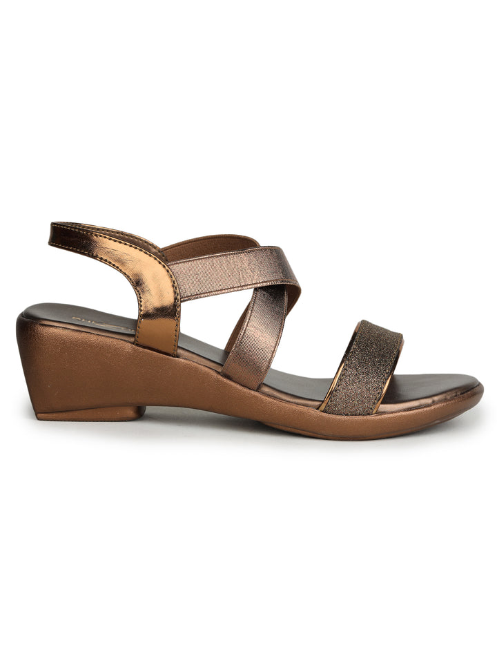 Shezone Copper Women Heels