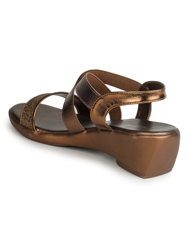 Shezone Copper Women Heels