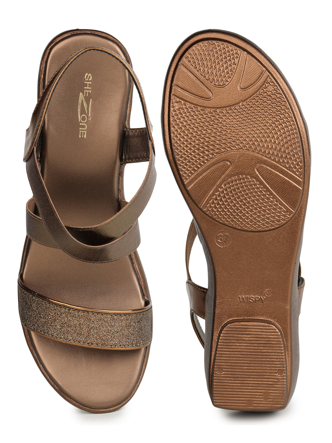 Shezone Copper Women Heels