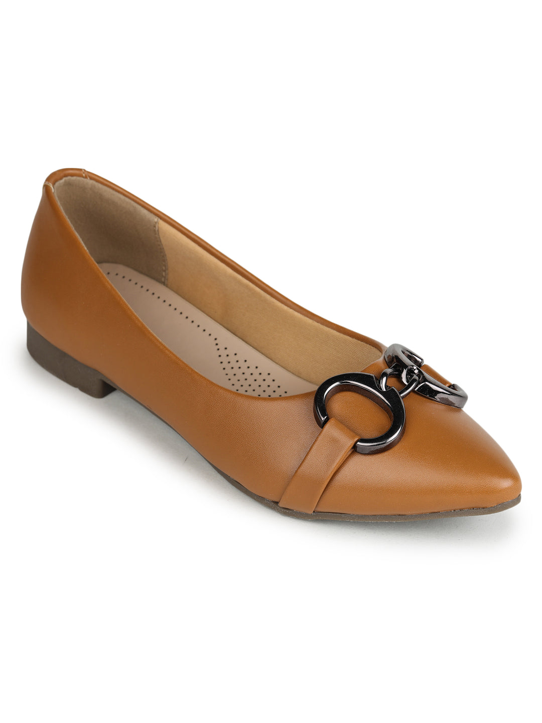 Shezone Camel Women Flats