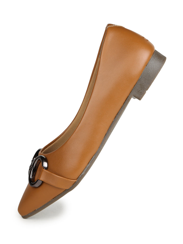 Shezone Camel Women Flats