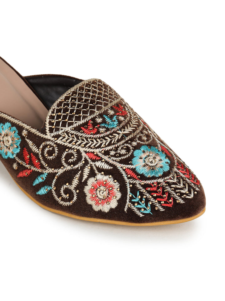 Shezone Brown Women Heels