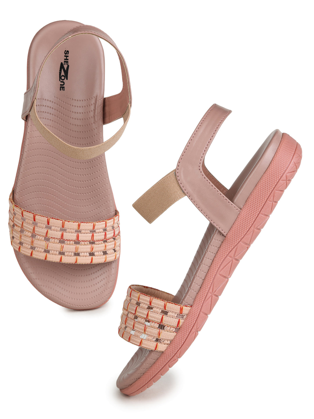 Shezone Peach Women Flats