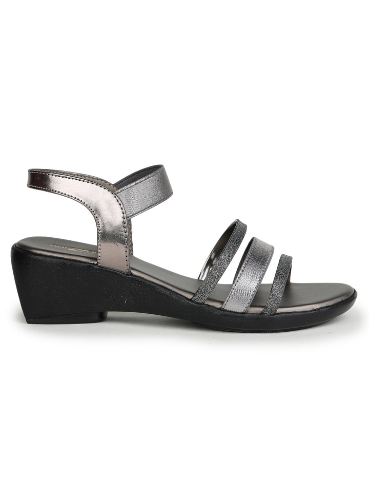 Shezone Grey Women Heels