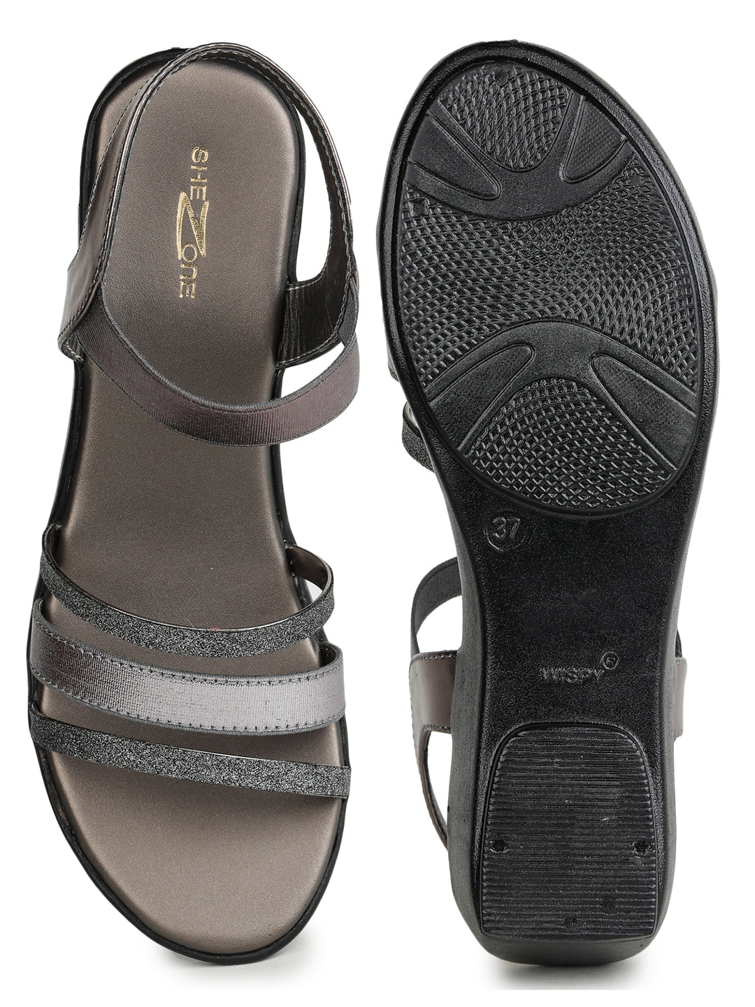 Shezone Grey Women Heels