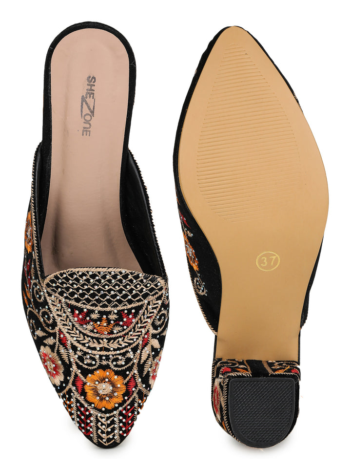 Shezone Black Women Heels