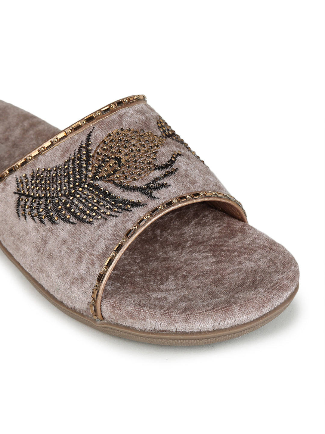 Shezone Beige Women Flats