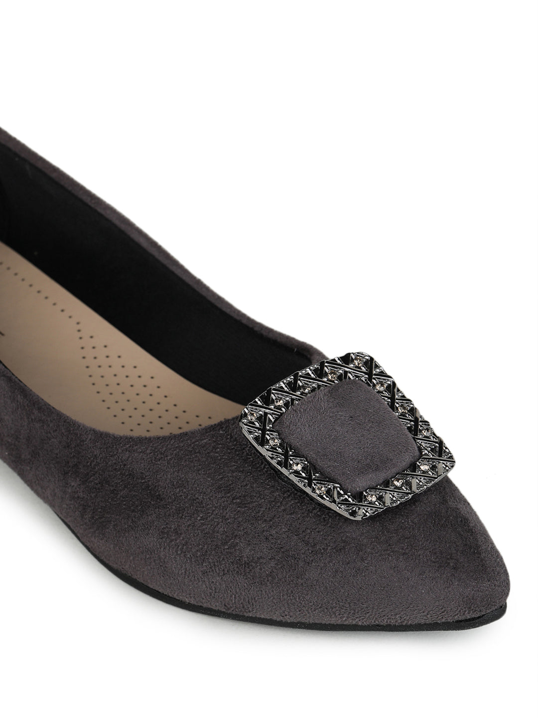 Shezone Grey Women Flats