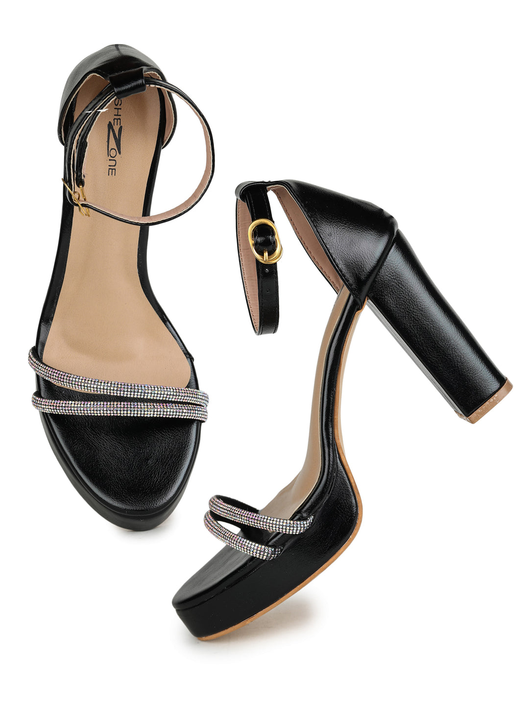 Shezone Black Women Heels