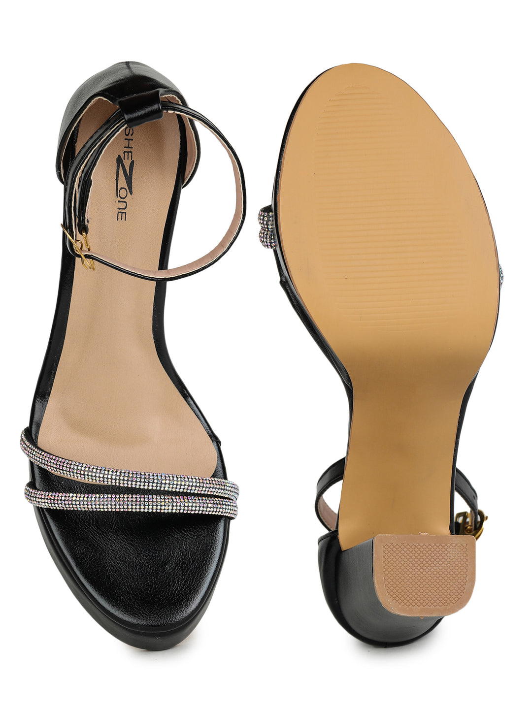 Shezone Black Women Heels