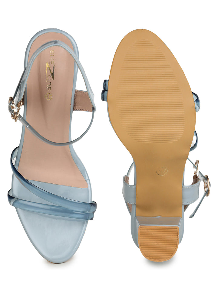 Shezone Grey Women Heels