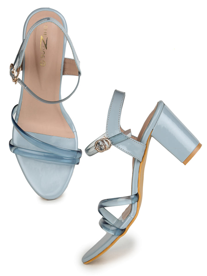 Shezone Grey Women Heels
