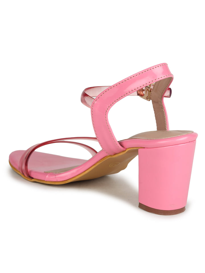 Shezone Pink Women Heels