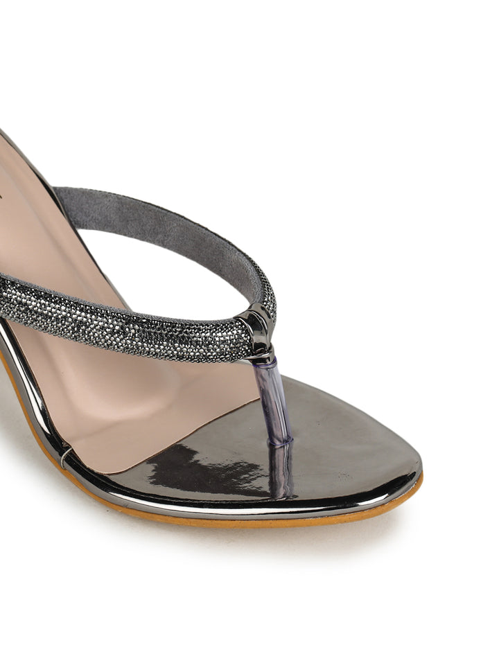 Shezone Grey Women Heels