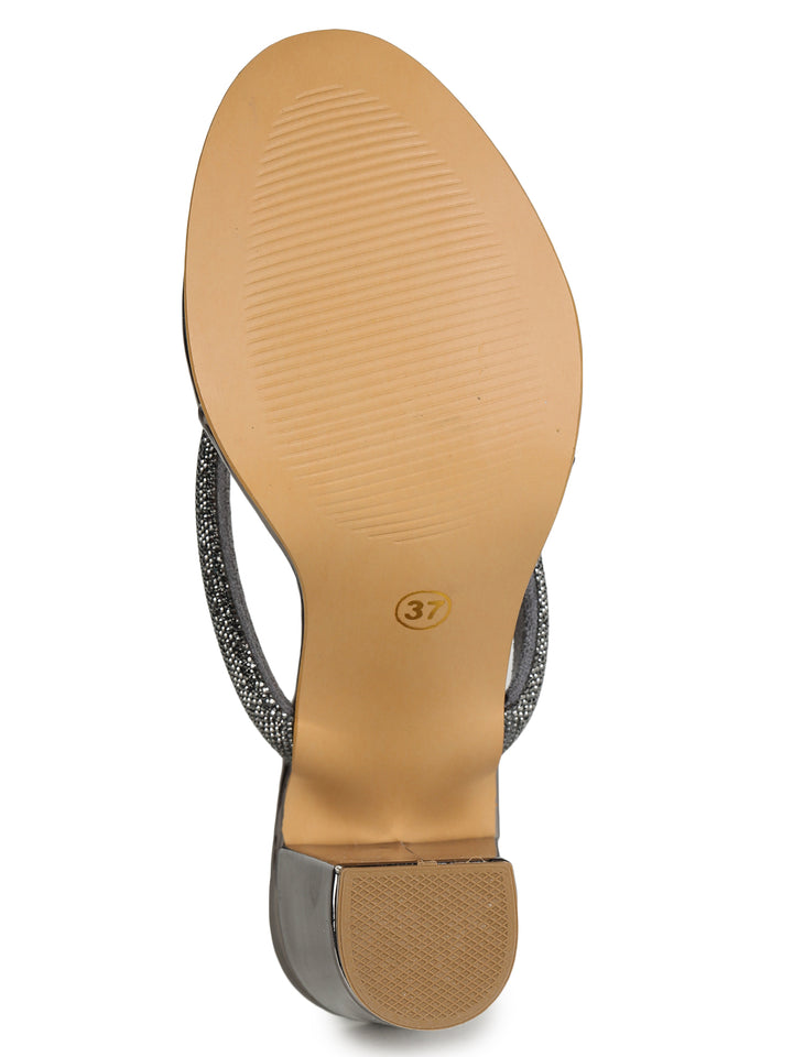 Shezone Grey Women Heels