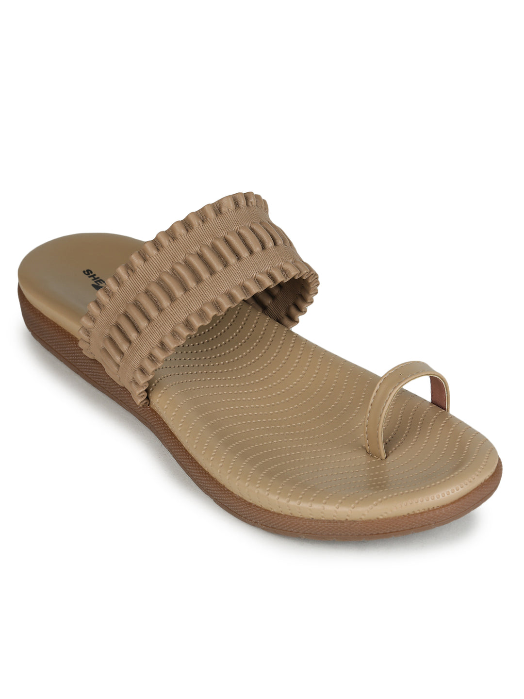 Shezone Beige Women Flats