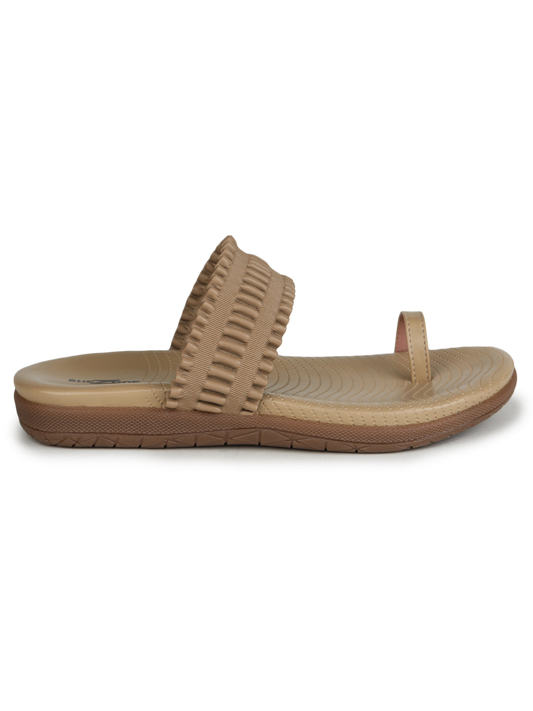 Shezone Beige Women Flats