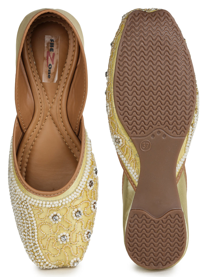 Shezone Yellow Women Flats