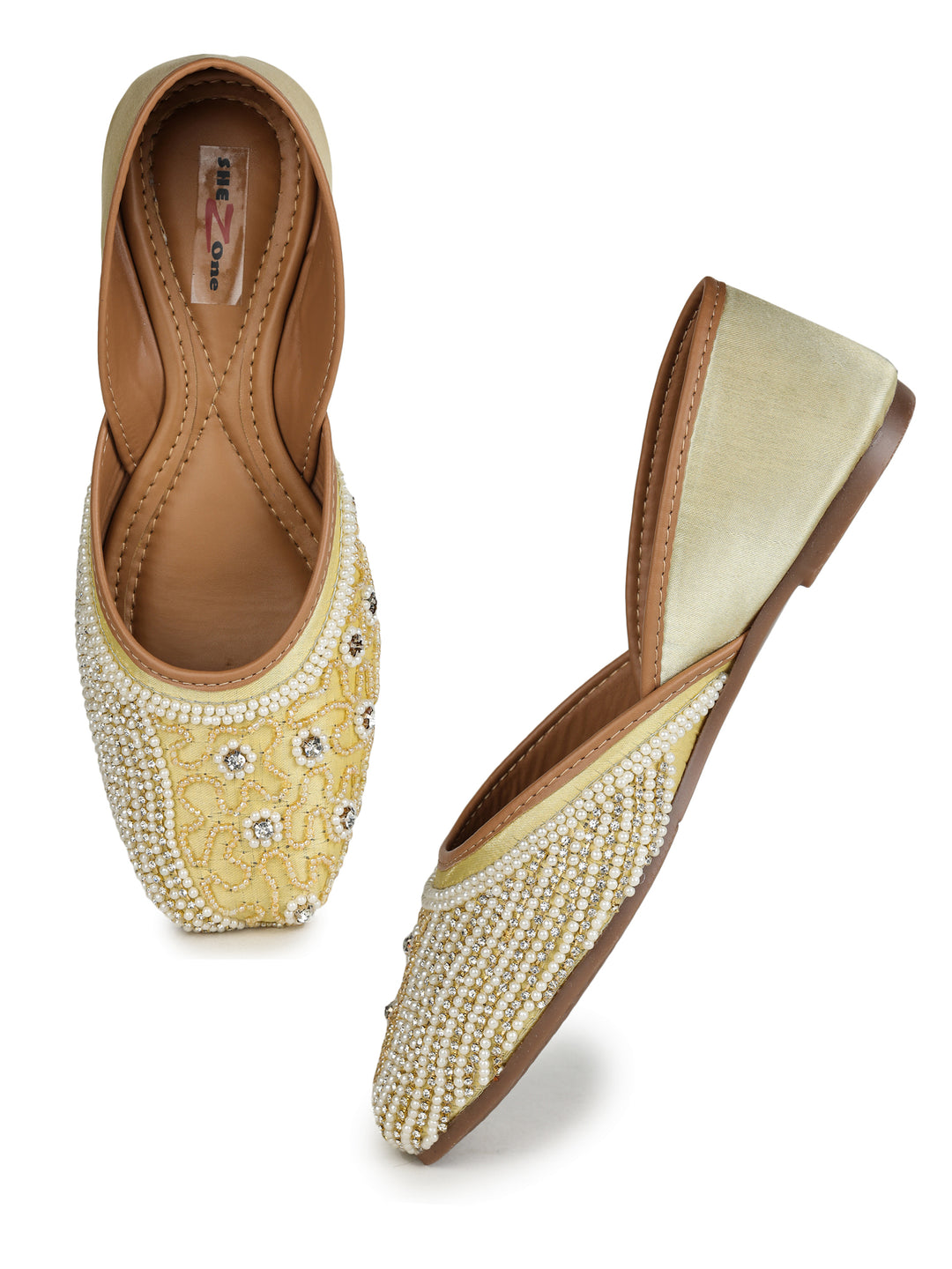 Shezone Yellow Women Flats