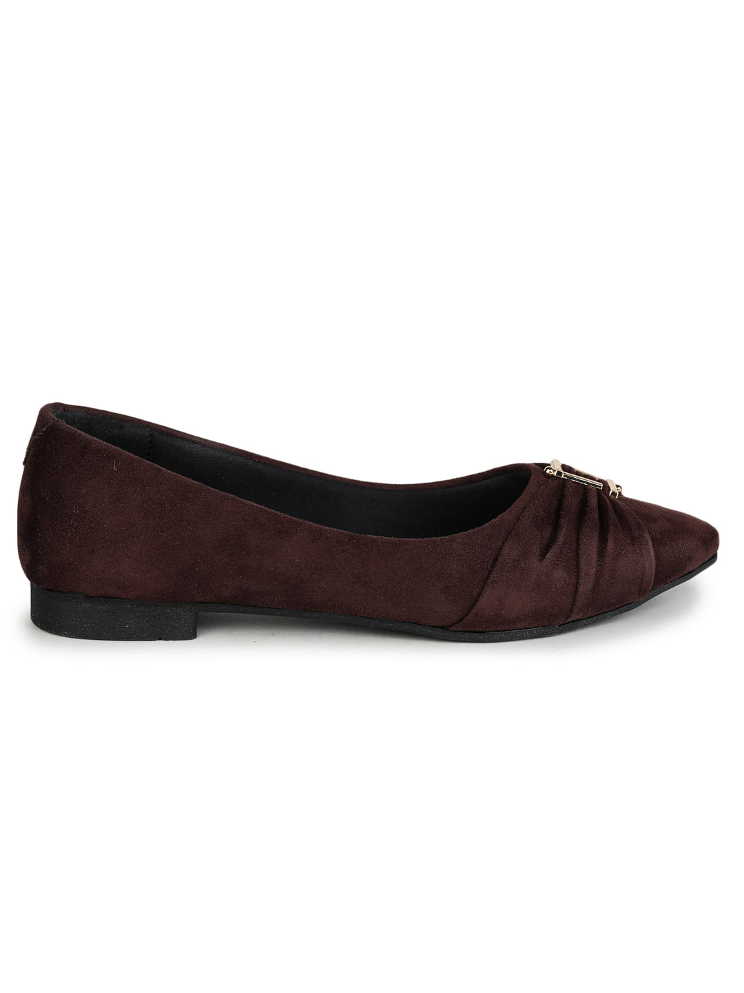 Shezone Brown Women Flats
