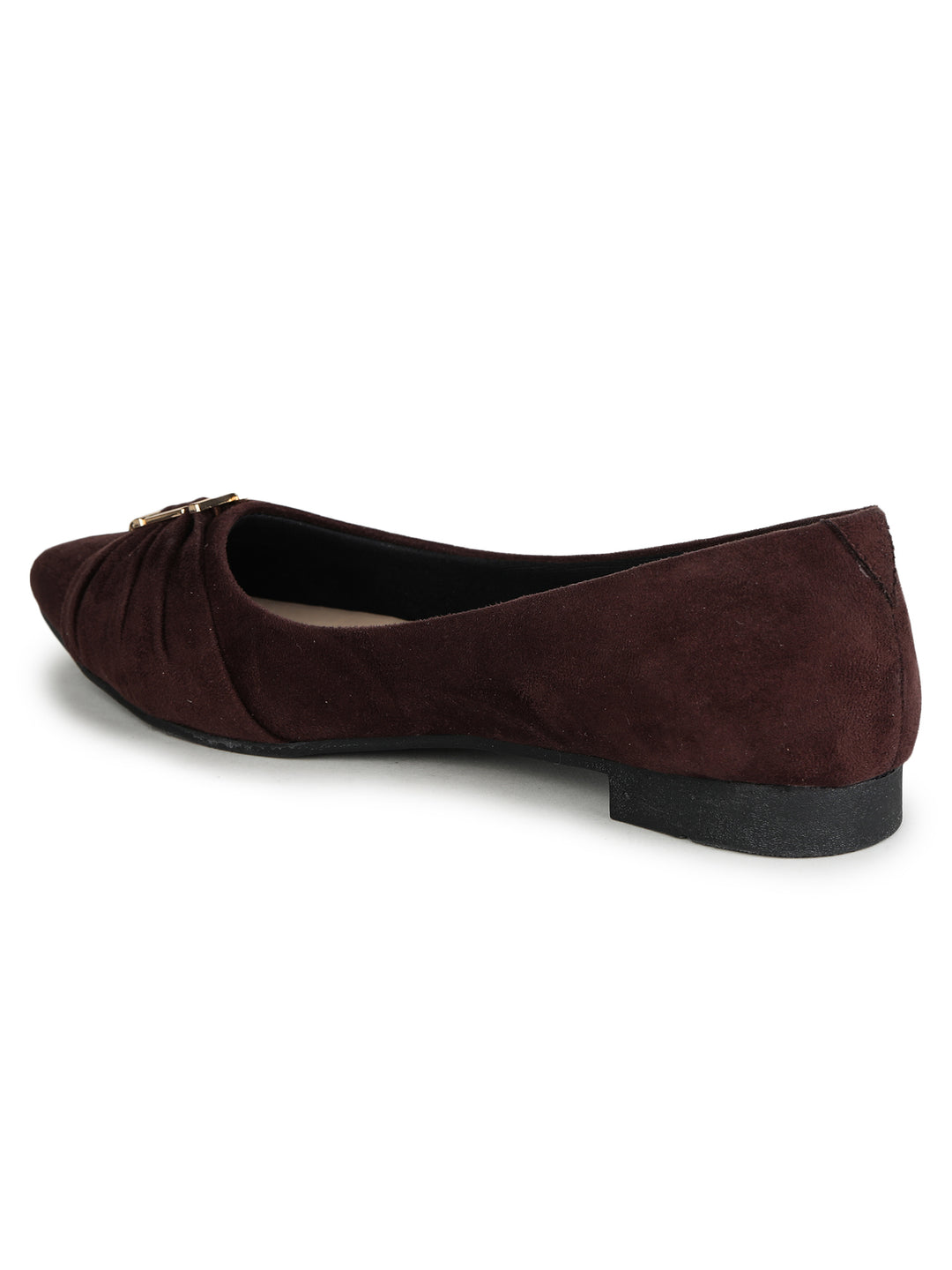 Shezone Brown Women Flats