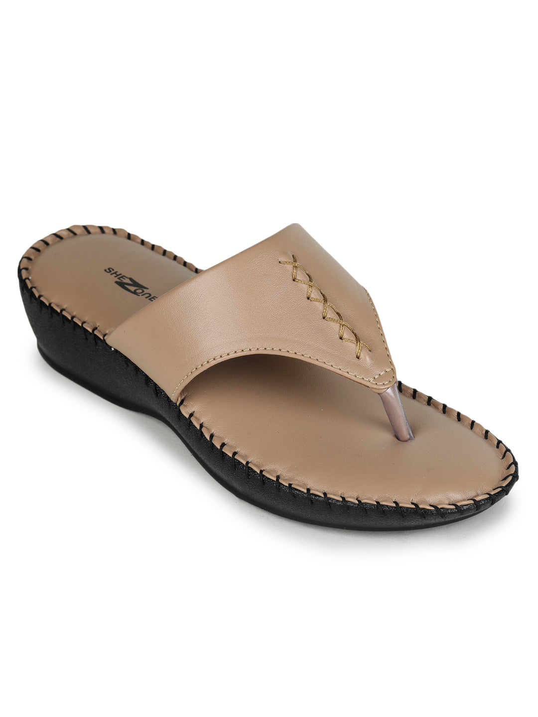 Shezone Beige Women Flats