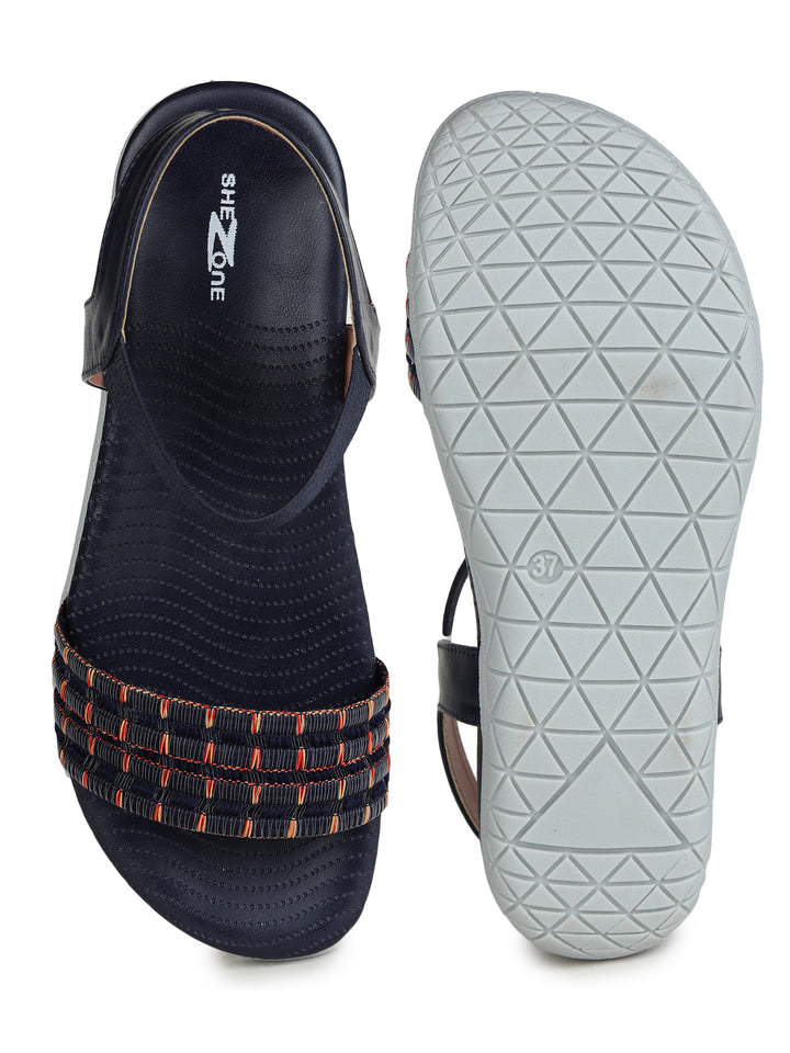 Shezone Blue Women Flats
