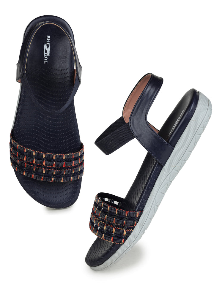 Shezone Blue Women Flats