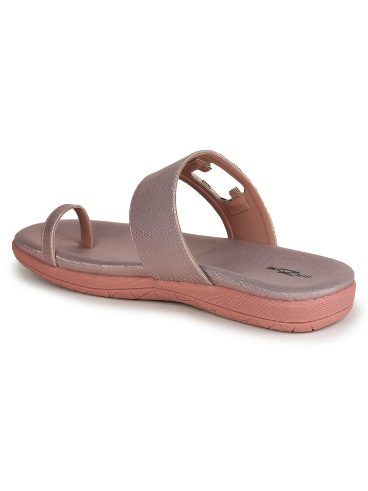 Shezone Peach Women Flats
