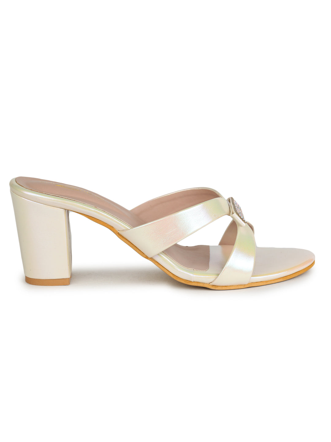 Shezone Golden Women Heels