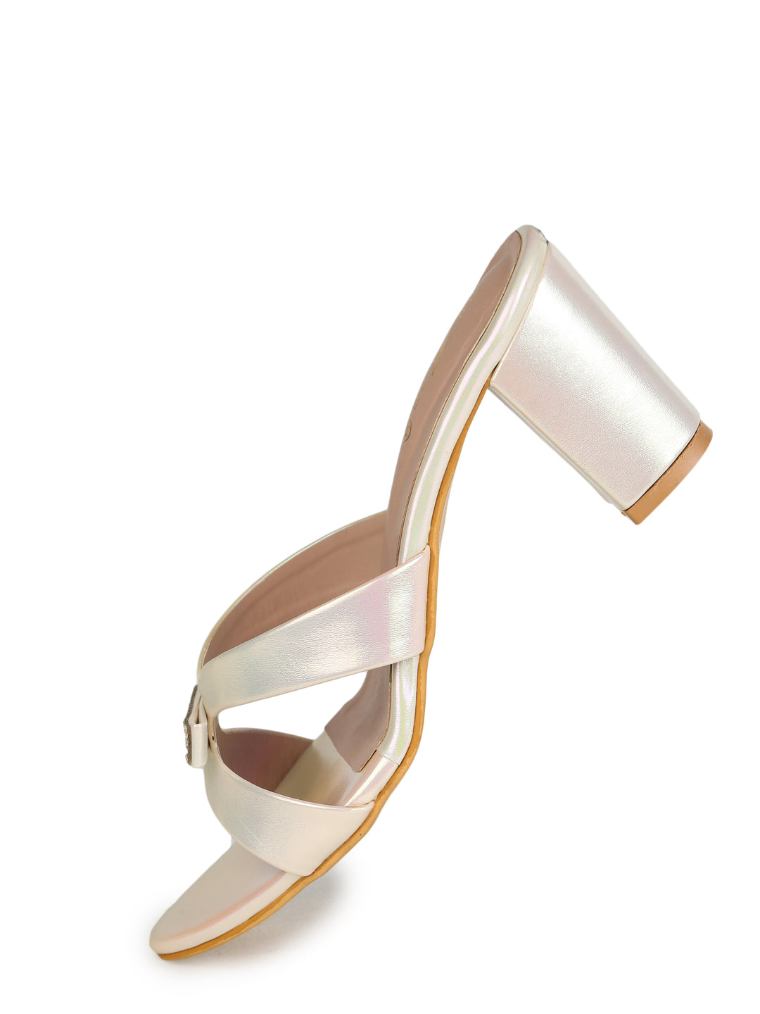Shezone Golden Women Heels