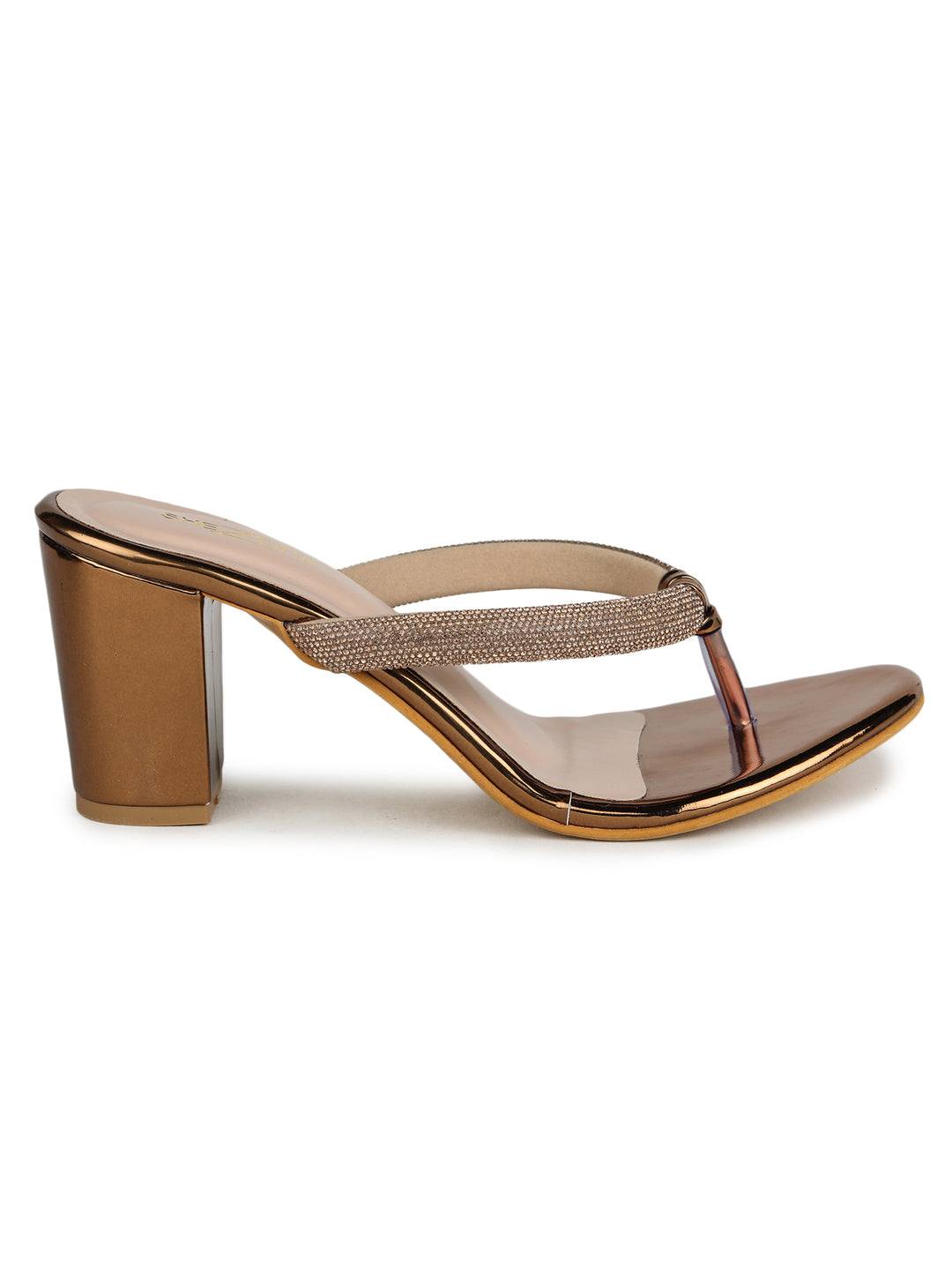 Shezone Copper Women Heels