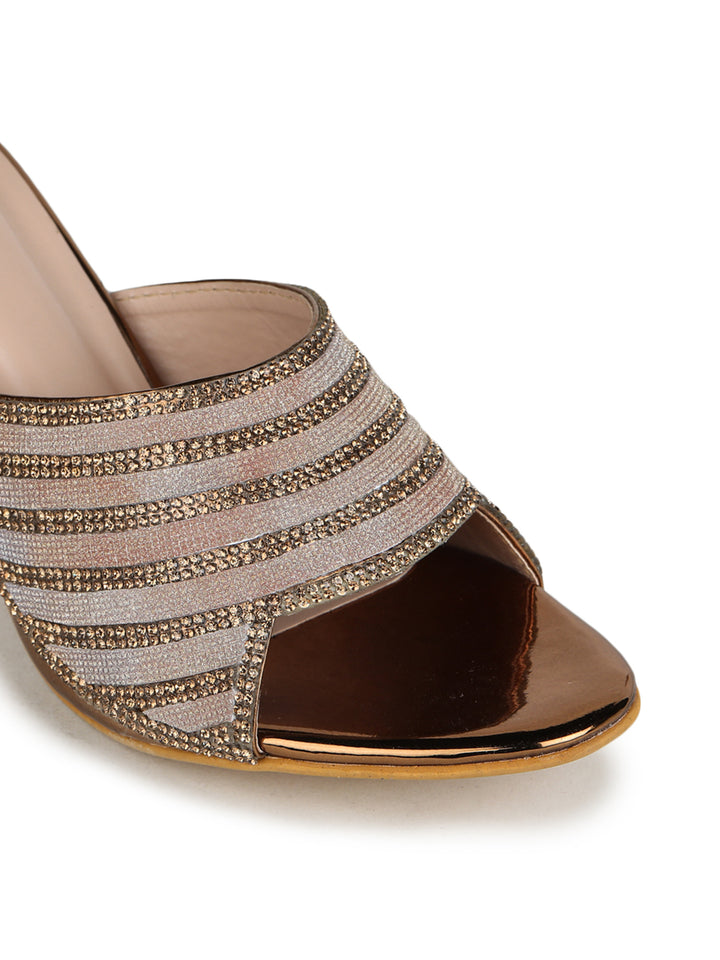 Shezone Copper Women Heels