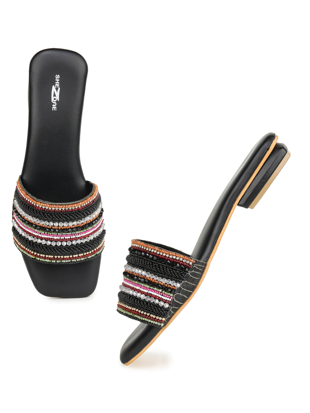 Shezone Black Women Flats