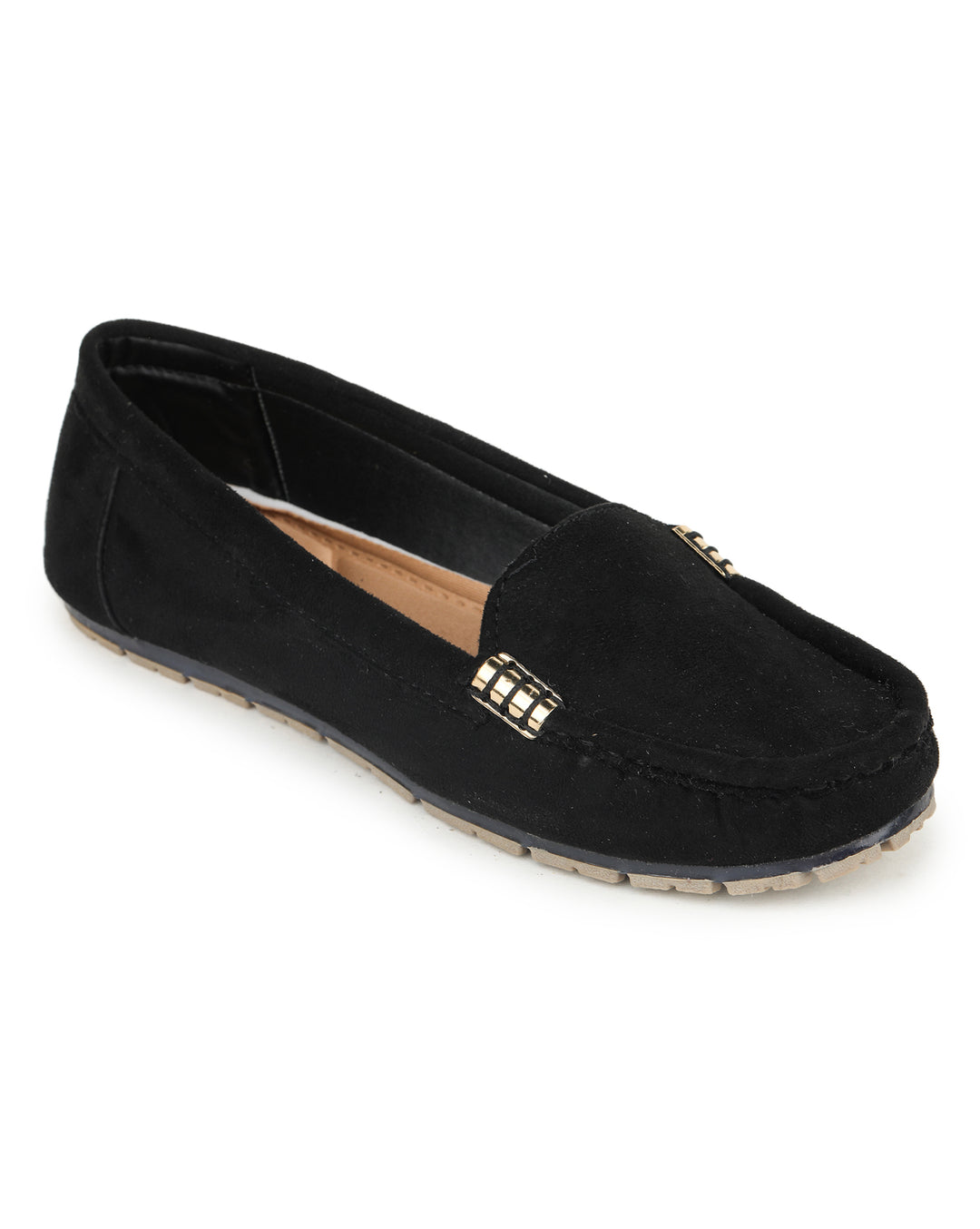 Shezone Women Black Loafers