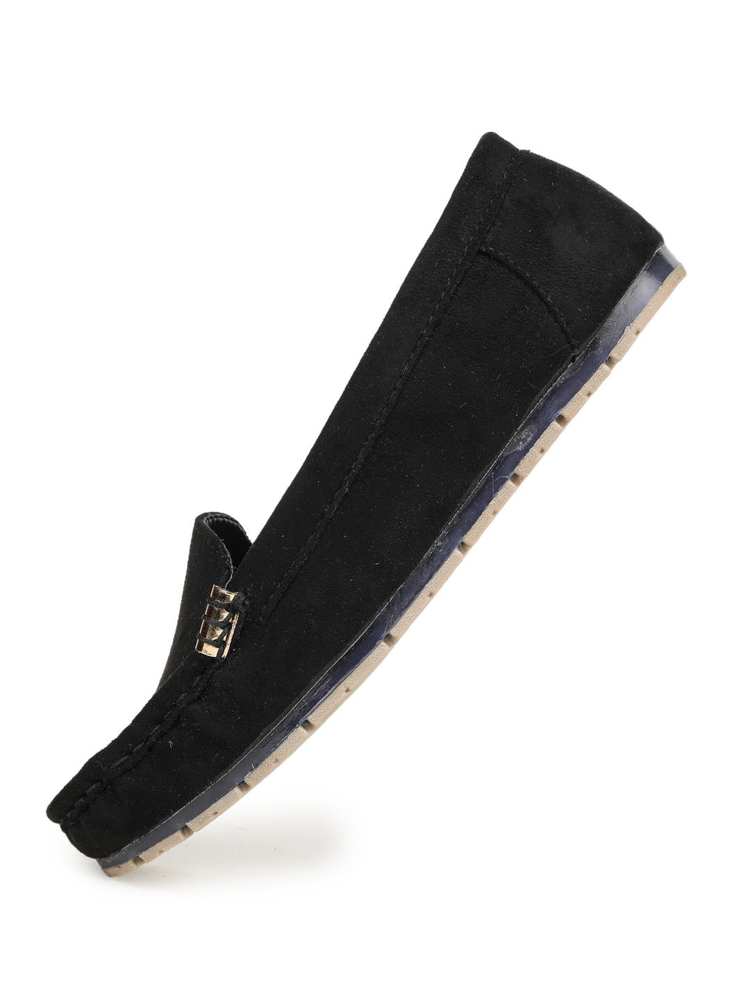 Shezone Women Black Loafers