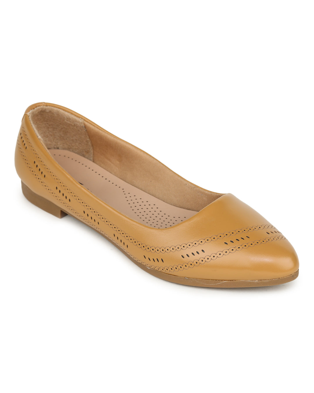 Shezone Beige Women Flats