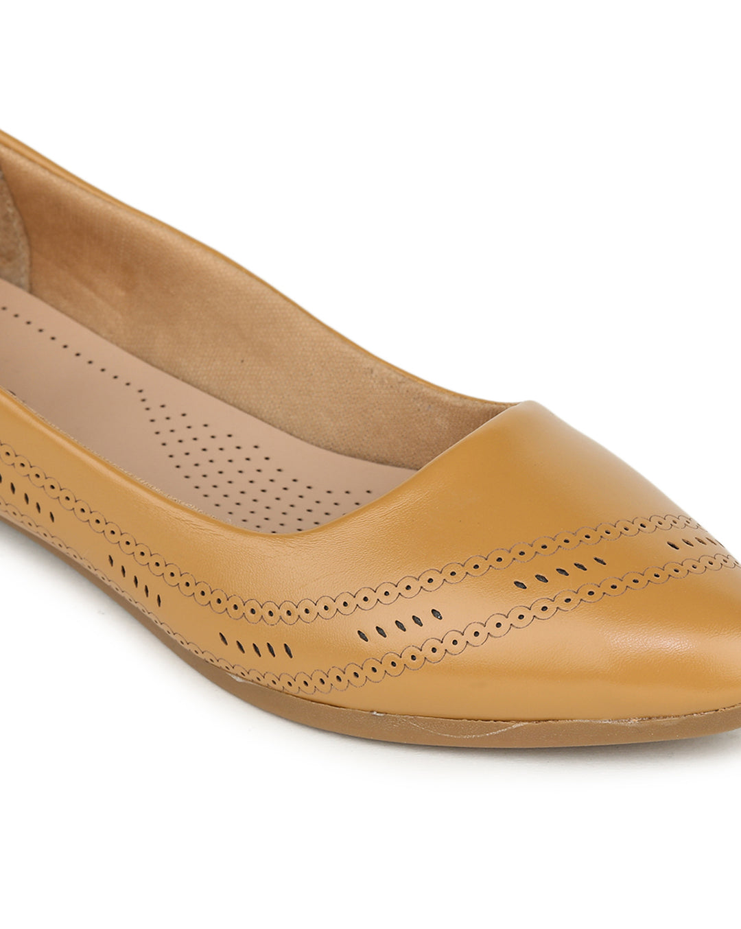Shezone Beige Women Flats