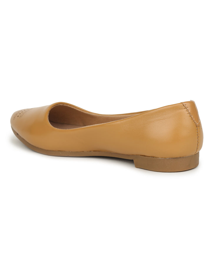 Shezone Beige Women Flats