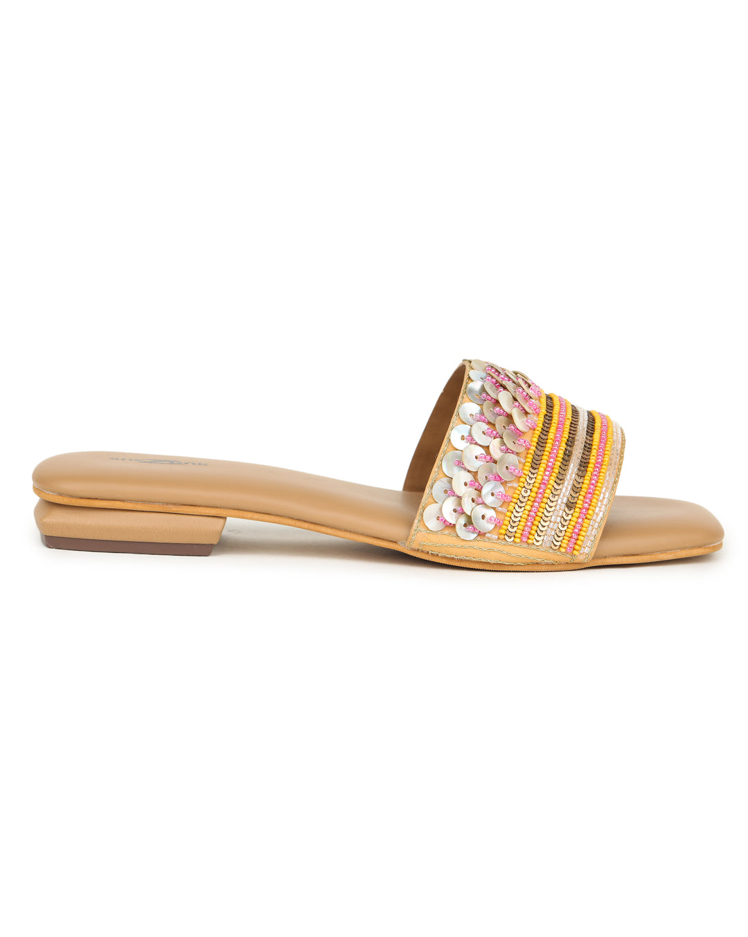 Shezone Beige Women Flats