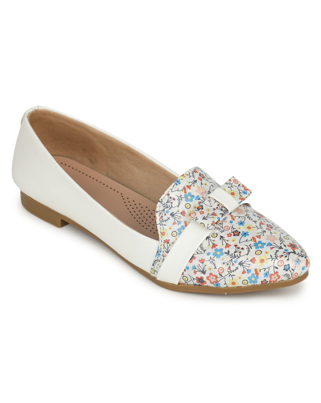 Shezone White Women Flats