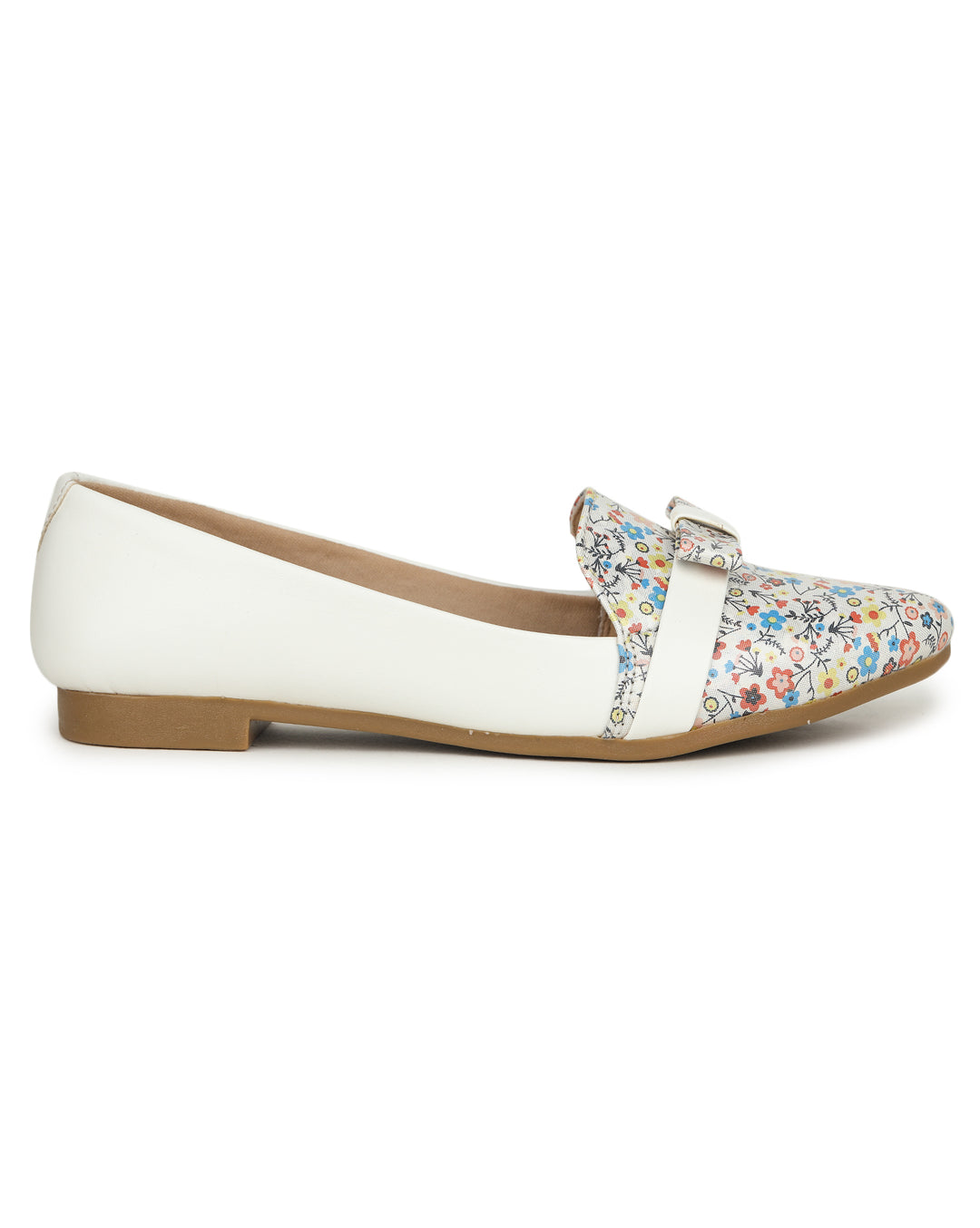 Shezone White Women Flats