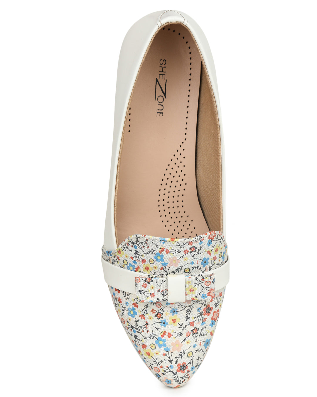 Shezone White Women Flats